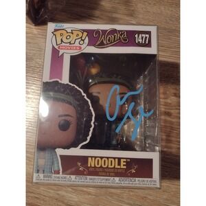 Wonka Calah Lane Autographed Funko Pop #1477 COA With Hard Plastic Case